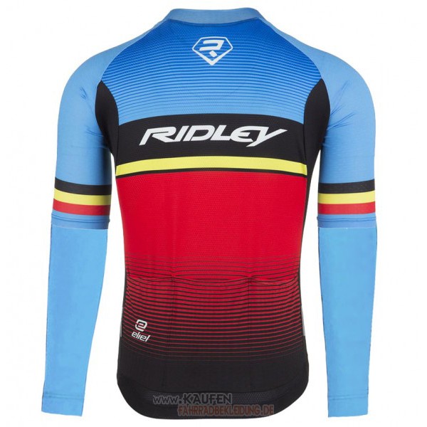 Ridley Rincon Langarmtrikot 2017 Und Lange Tragerhose Rot Und Blau